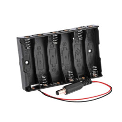 6 AA Battery Holders - Barrel Jack Output - 3