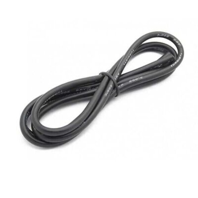 6 AWG Silicone Cable Black - 1 Meter - 1