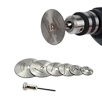6 Parça Mini Daire Testere Bıçağı 22-44mm - 3