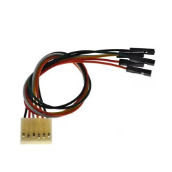 6-Pin KF2510 Female - 2.54mm Female Dupont Converter Cable - 20cm
