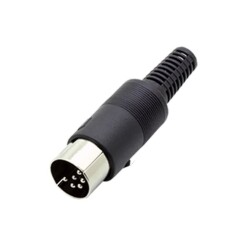 6 Pin Male DIN Connector