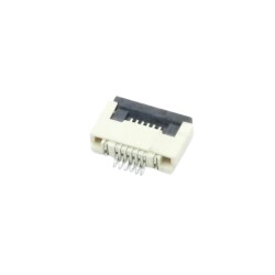 6 Pin SMD Flat Cable Slot 0.5mm Pin Pitch