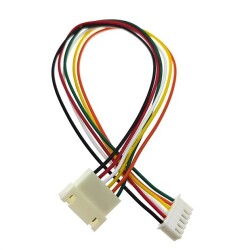 6-Pin XH 2.54mm Female - Male Extension Cable - 20cm