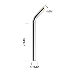 60W Curved C Tip Havya Ucu - Silver - 2