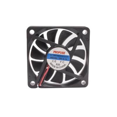 60x60x10mm 24V 0.10A Fan 2 Wire - 1