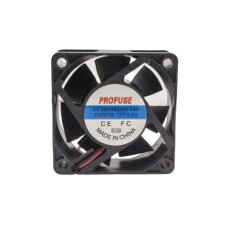 60x60x25mm 12V 0.20A Fan 2 Wire