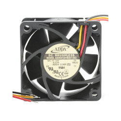 60x60x25mm 12V 0.23A Fan 3 Wire