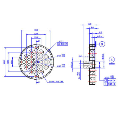 62x14mm Wheel - Compatible with TT Motor and mBot - 3