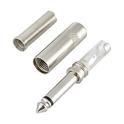 6.3mm Mono Metal Jak - Erkek - 2