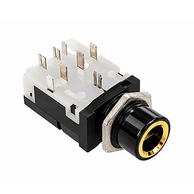 6.3mm Stereo Jack Female Chassis-Mount Connector - 2