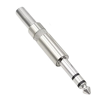 6.3mm Stereo Metal Jack - Male - 1