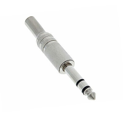 6.3mm Stereo Metal Jack - Male - 1
