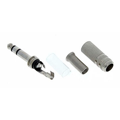 6.3mm Stereo Metal Jack - Male - 3