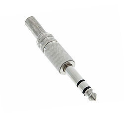 6.3mm Stereo Metal Jak - Erkek - 1
