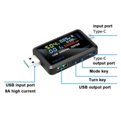 6527-Q Çok İşlevli USB Dijital Test Cihazı - Voltaj ve Akım Ölçer - 3
