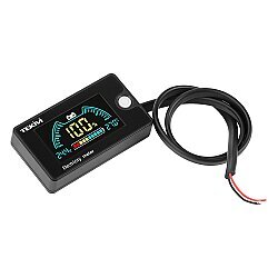 6839D DC 7-100V Waterproof Lithium/Lead-Acid Battery Capacity Indicator (Color Display) - Includes Mounting Bracket - 3