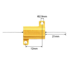 68R 10W 5% Aluminum Resistor - 2