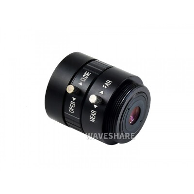 6mm Wide-Angle Lens - Compatible with Raspberry Pi High-Resolution Camera - 3