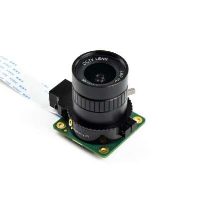 6mm Wide-Angle Lens - Compatible with Raspberry Pi High-Resolution Camera - 4