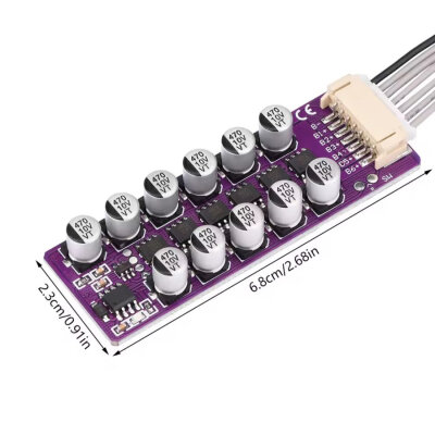 6S 1.2A Active Balance Circuit - Li-ion Lifepo4 BMS - 3