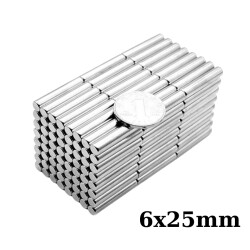 6x25mm Neodymium Strong Magnet