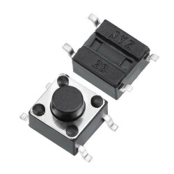 6x6x5mm 4 Pin SMD Push Button - Tact Switch