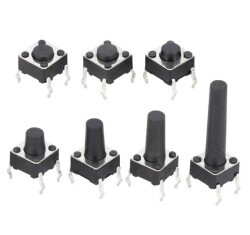 6x6x8mm 4 Pin Push Button - Tact Switch