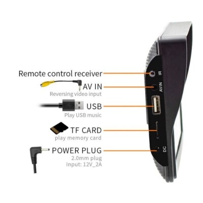 B5300L 7" Dokunmatik Ekranlı Araç Multimedya Oynatıcı - Android Carplay - 2