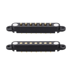 7-Pin 2.54mm Pogo Pin Magnetic Connector Set - With Ear