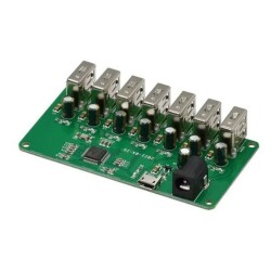 7 Port 2.0 USB Multiplexer - 7x5V Voltage Distribution Board