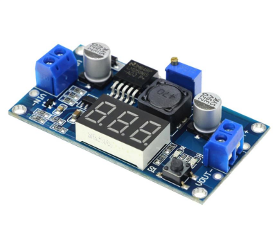 7 Segmentli Ayarlanabilir 3A Voltaj Regülatör Kartı - LM2596-ADJ - 1