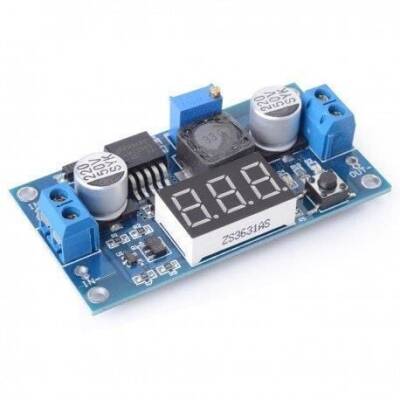 7 Segmentli Ayarlanabilir 3A Voltaj Regülatör Kartı - LM2596-ADJ - 2
