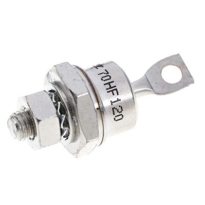 70HF120 70A 1200V Metal Vidalı Diyot - Katot - 1
