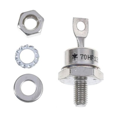 70HF120 70A 1200V Metal Vidalı Diyot - Katot - 2