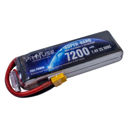 7.4V 2S 7200mAh 100C Lipo Battery