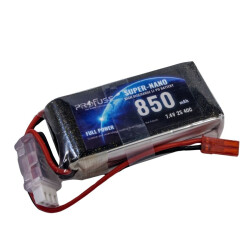 7,4V 2S 850mAh 40C Lipo Batarya