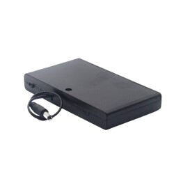 8 AA Battery Holders - Jack, Cover and Key