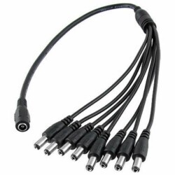 8 Head DC Adapter Multiplexer Cable