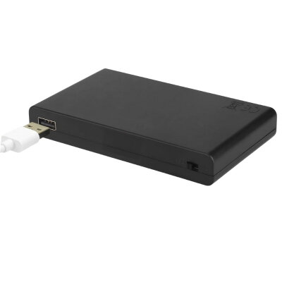 8-Pack AA Battery Holder - USB Output - 3