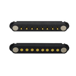 8-Pin 2.54mm Pogo Pin Magnetic Connector Set