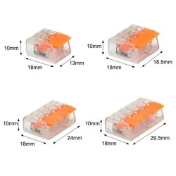 80 Piece 4 Types of Claw Junction Terminal Set - 2