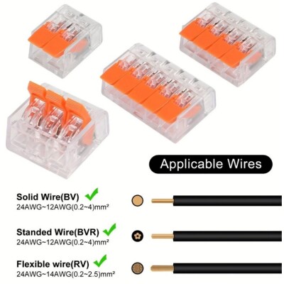 80 Piece 4 Types of Claw Junction Terminal Set - 3