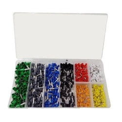 800 Pieces 8 Types of Insulated Ferrule Set - Cable Ferrule