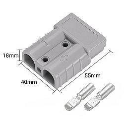 80A 600V Anderson Power Akü Soketi - Gri - 2