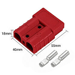80A 600V Anderson Power Akü Soketi - Kırmızı - 2