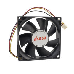 80x80x25mm 12V 0.18A Fan with 3 Wires - 2