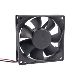 80x80x25mm 12V 0.2A Fan 3 Wires - XRD8025A - 2