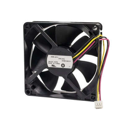 80x80x25mm 24V 0.07A Fan with 3 Cables - 1