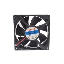 80x80x25mm 24V 0.10A Fan 2 Kablolu
