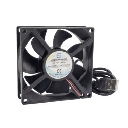 80x80x25mm 5V 0.2A Fan USB Kablolu - XRD8025A - 1